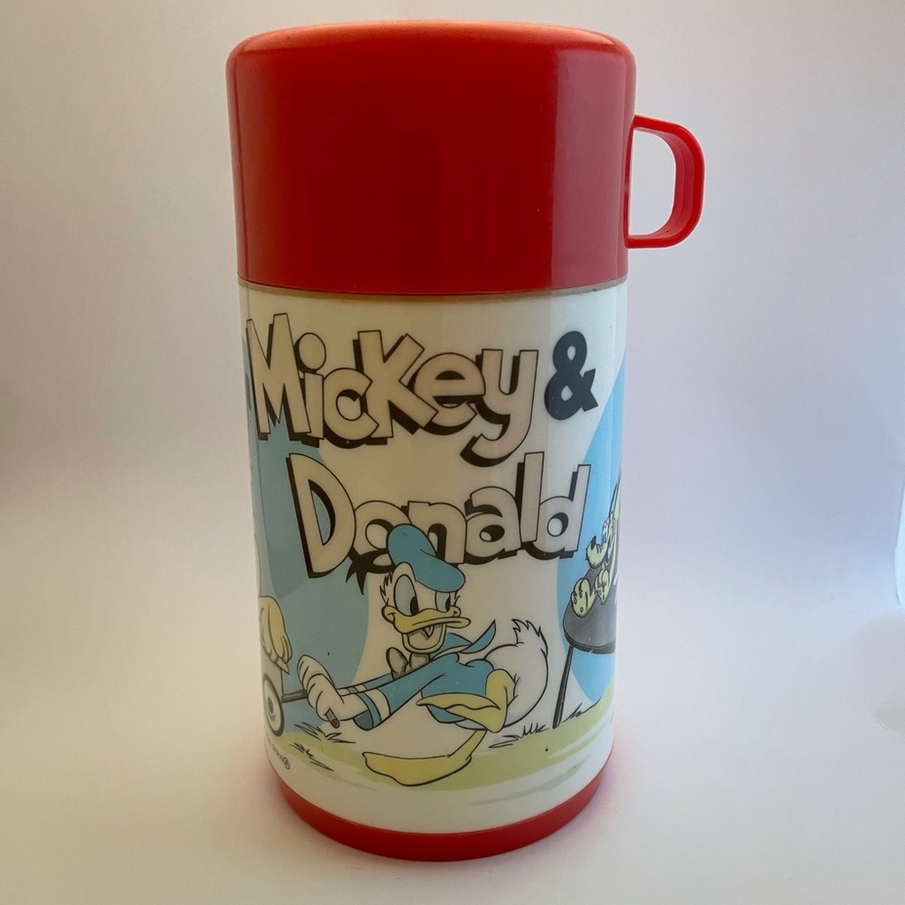 Vintage Mickey & Donald thermos